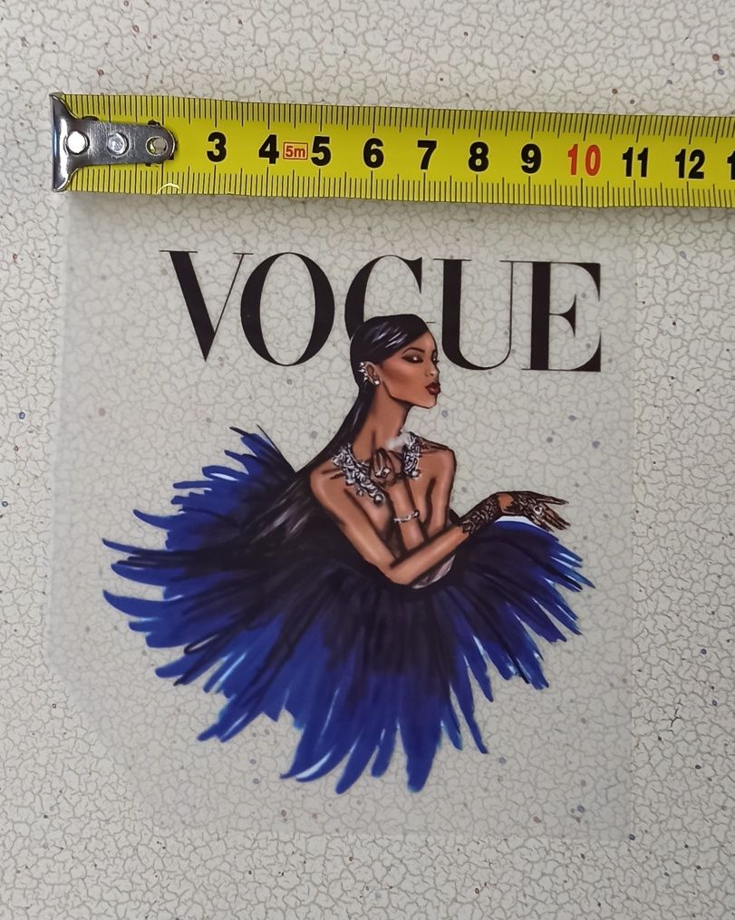 Термонаклейка наклейка в стиле Vogue