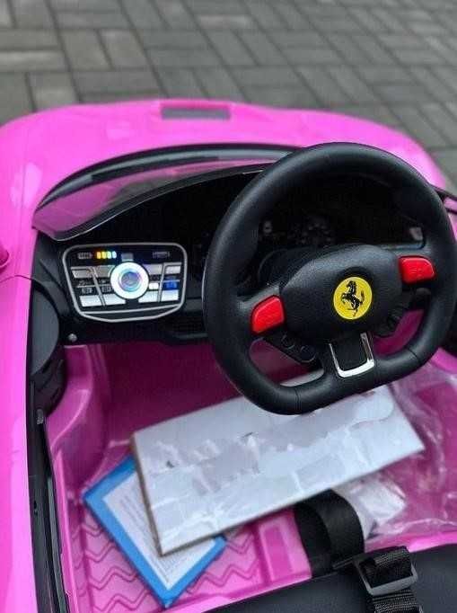 Дитячий електромобіль Ferrari, всі кольори, 4x4, детский электромобиль