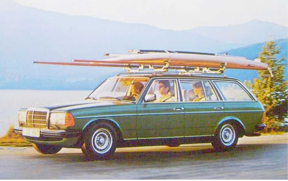 Mercedes W123 T-Modell / kombi S123 / 1980 prospekt 64 str., stan BDB-