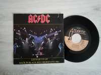 AC/DC  Let's Get It Up / Back In Black  WINYL  (7'')