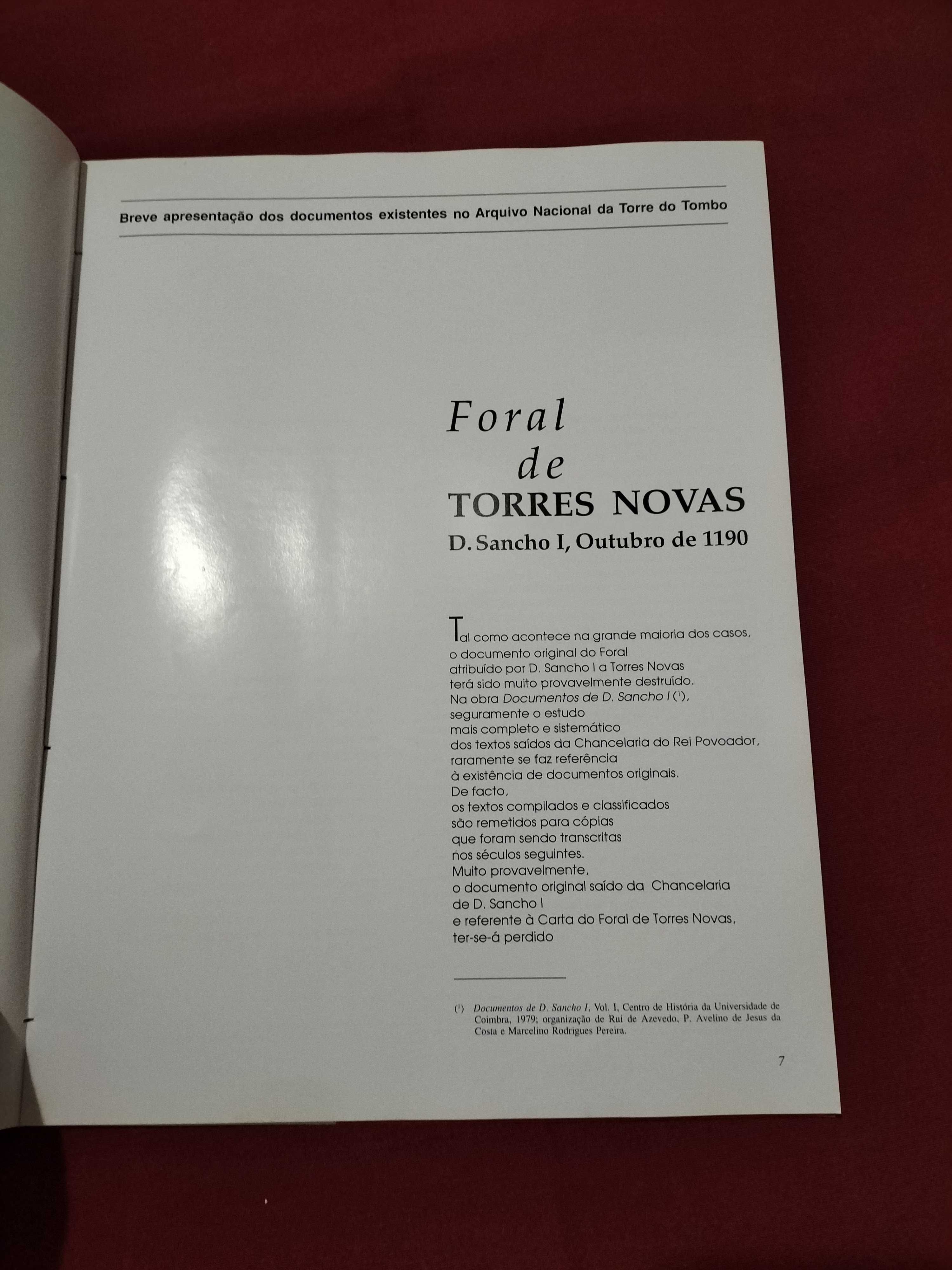 Livro "Foral de Torres Novas :