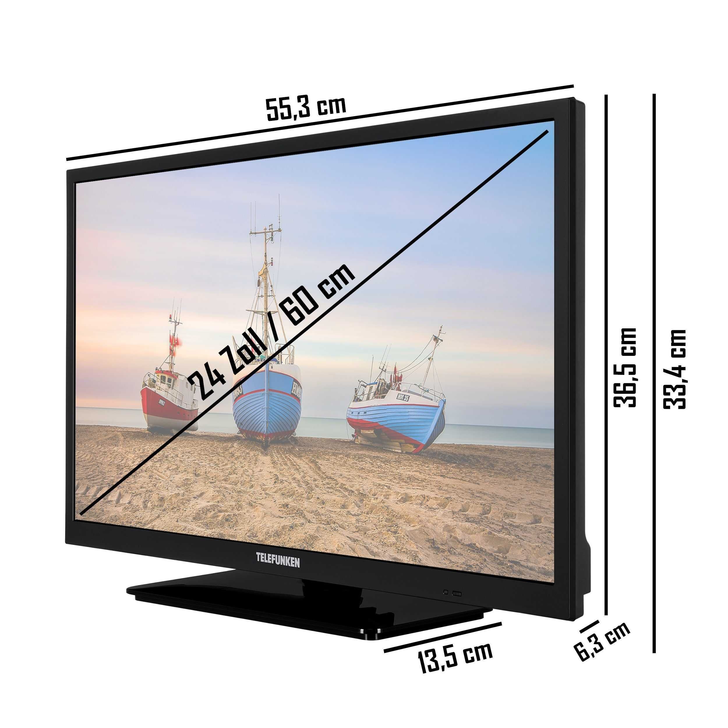 Знижка! Телевізор 24 дюйми Telefunken XH24N550M (HD T2/S2 HDMI USB)