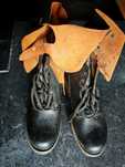 Buty skórzane wojskowe