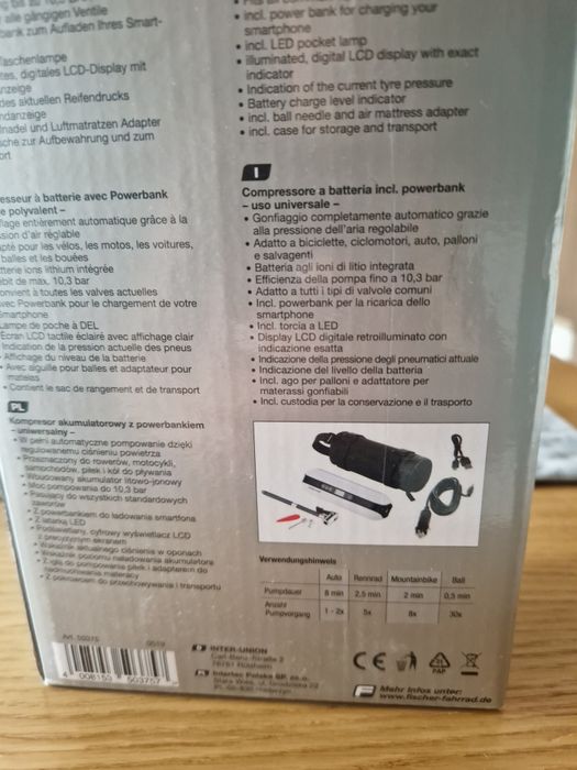 Kompresor/pompka/powerbank