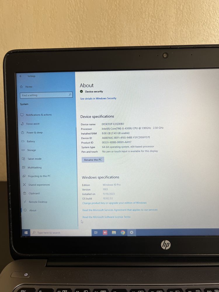 Ноутбук HP Elitebook 1040 G1 (i5-4200U | 8Gb | 120Gb SSD)