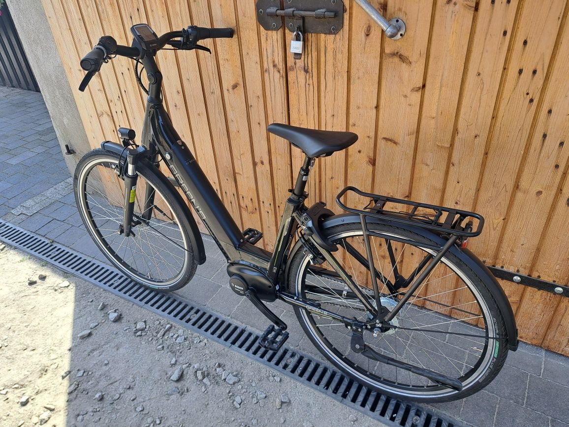 JAK NOWY Rower Elektryczny GREENS miejski Bosch Active Line Plus S M H