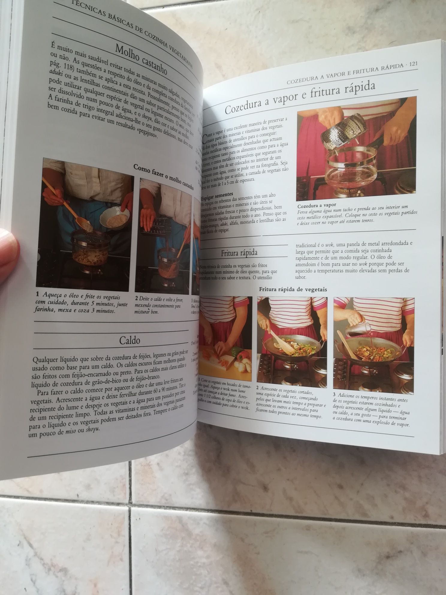 Livro de culinária vegetariana