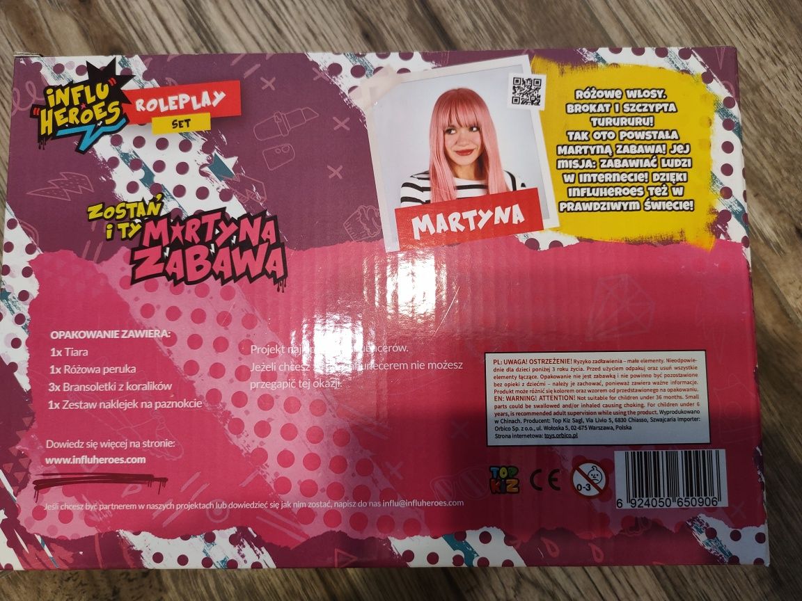 Martyna Zabawa Influ Heroes Zestaw