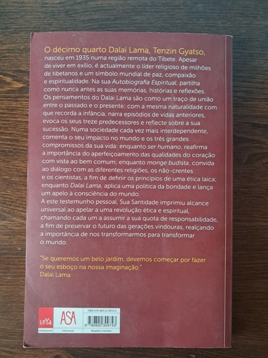 Dalai Lama - Autobiografia Espiritual