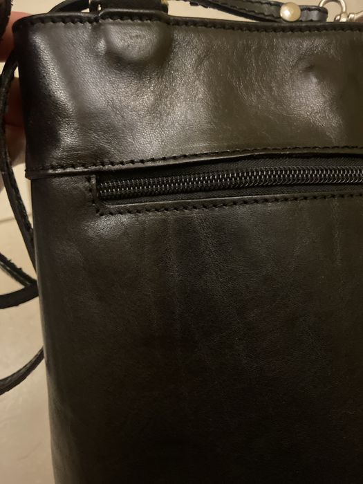 Кожа сумка рюкзак