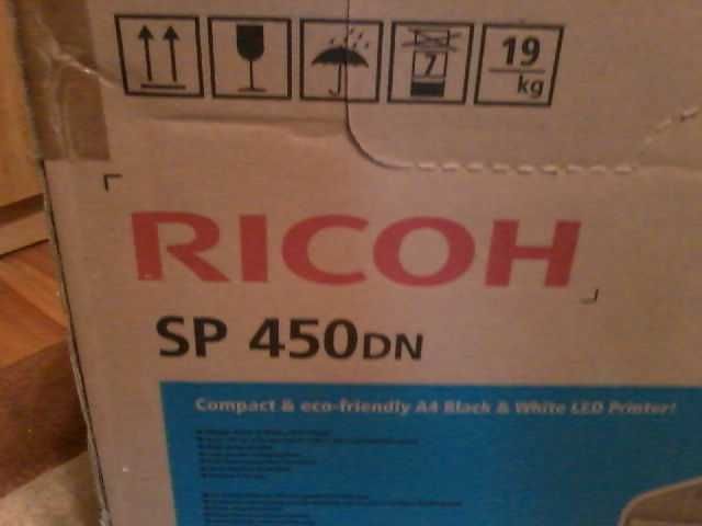Drukarka laserowa RICOH SP450DN nowa sprzedaż