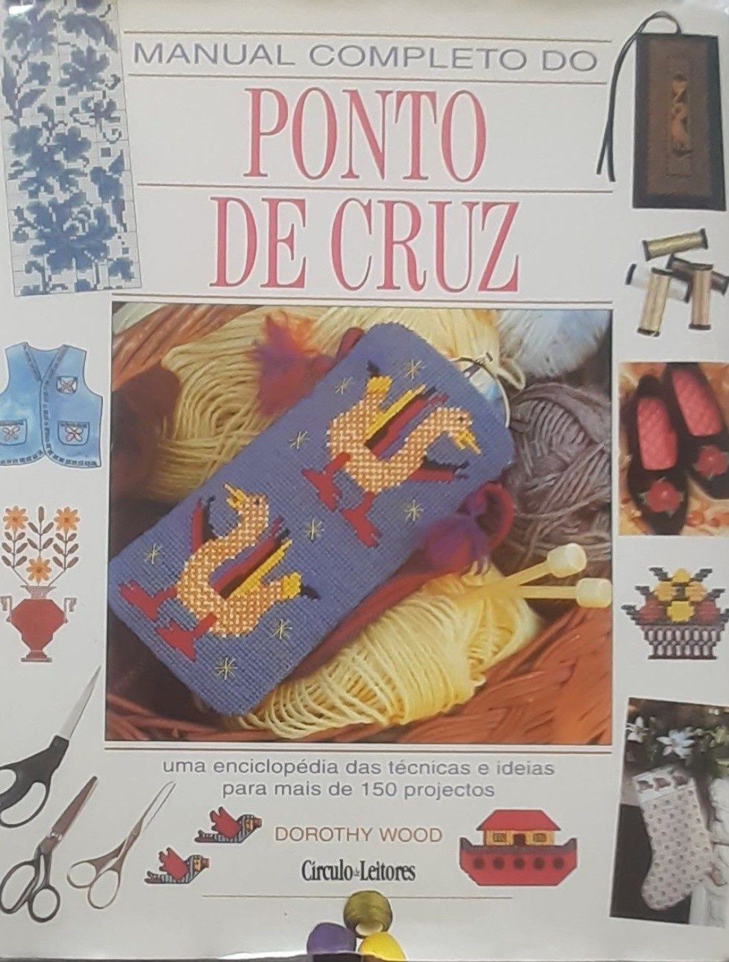 Bordados Ponto Cruz. Excelente Livro muito completo