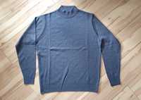 Nowy sweter męski półgolf wełna Trikko XL