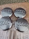 Dekle dekielki emblematy audi 76mm 75mm oryginalne w 100% 4LO601170