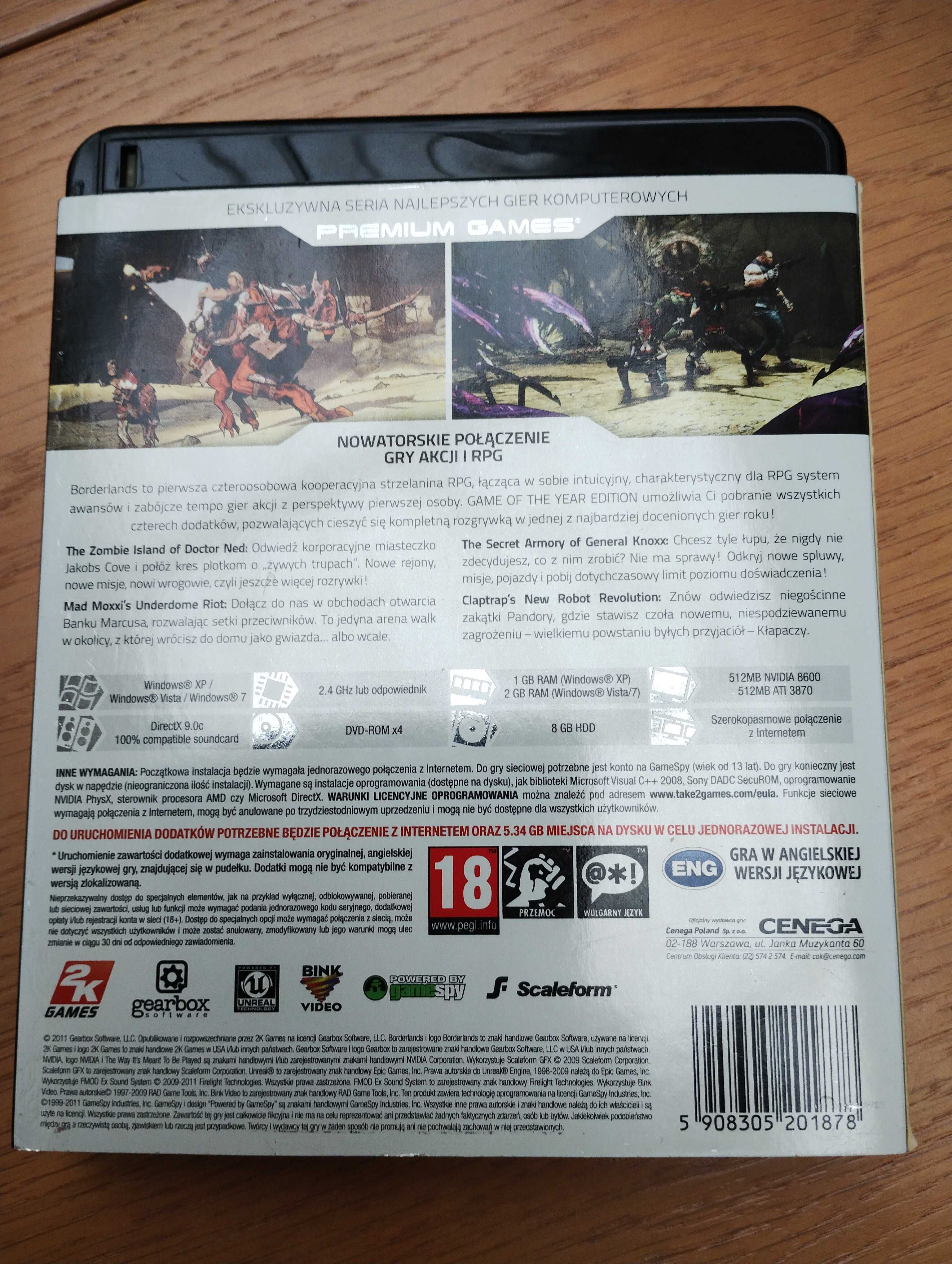Borderlands GOTY Game of the Year edition