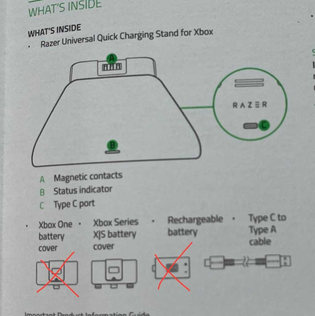 Razer Podstawka Ładująca xbox one