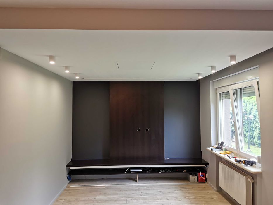 Usługi wykończeniowe – zabudowy, sufity, szpachlowanie, malowanie