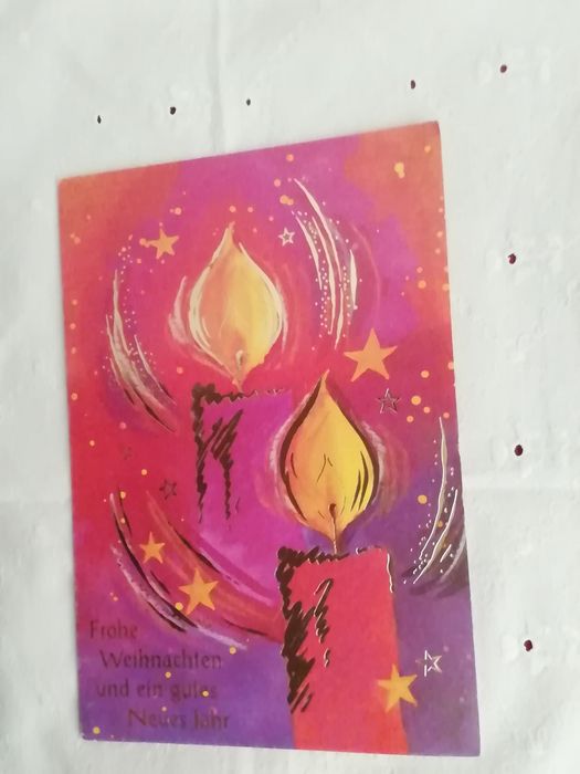 Postal de Natal, alemão