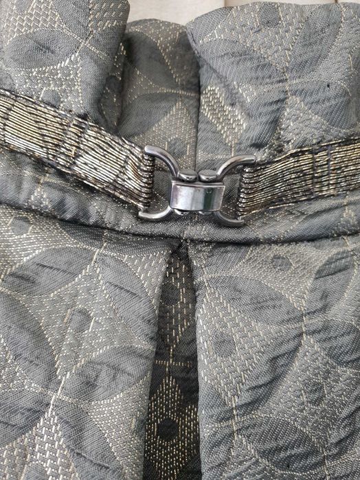 Spódnica Monnari 38 elegancka złota nitka pasek ozdobny wysoki stan