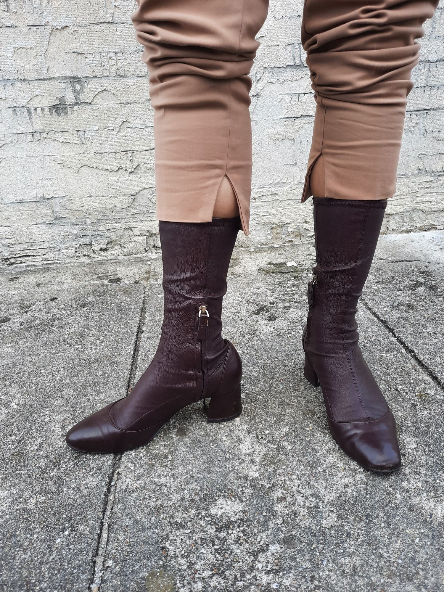 Botins de pele da Massimo Dutti