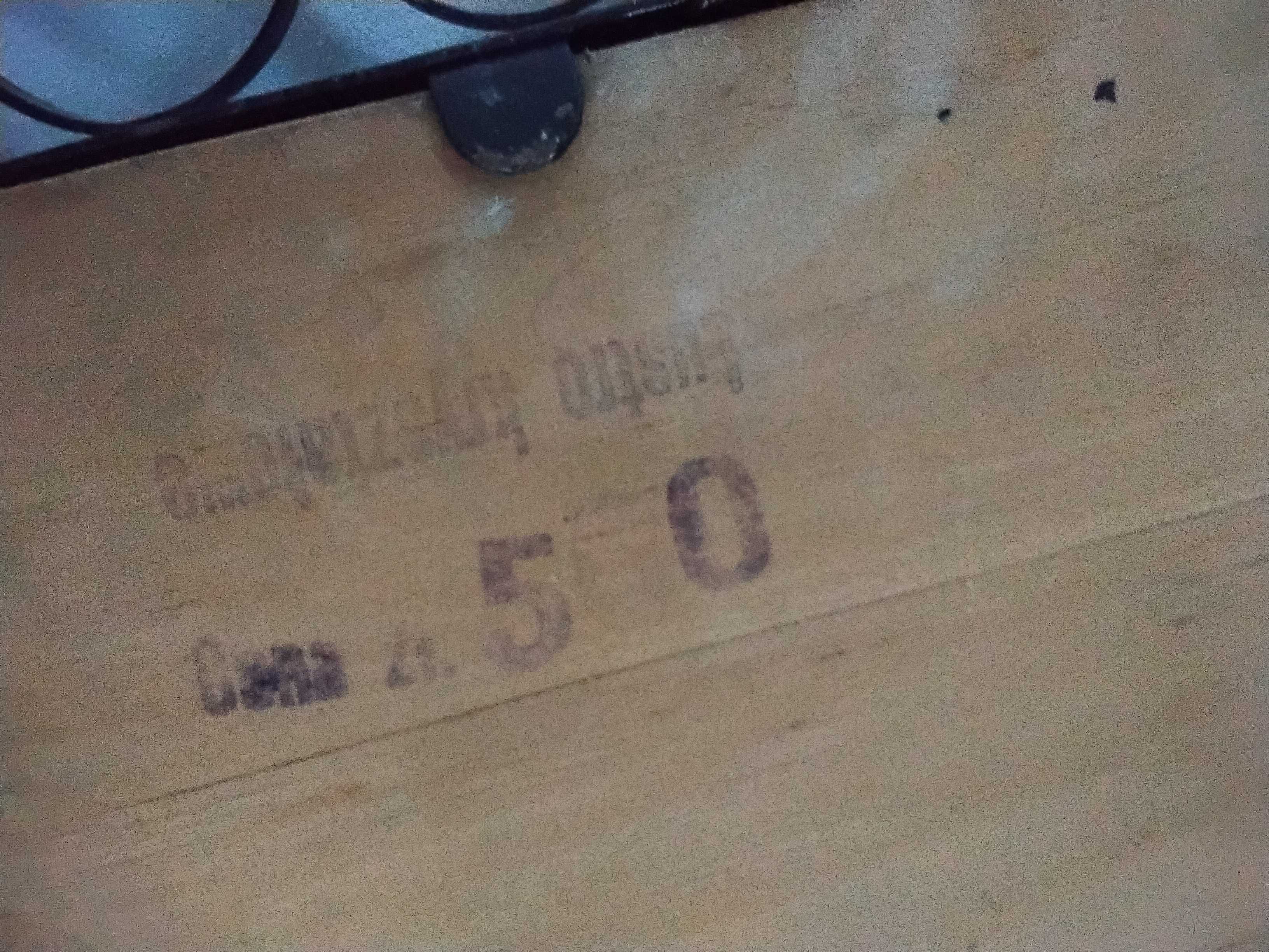 Lustro kryształowe PRL