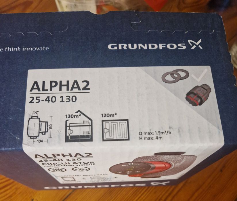 Pompa obiegowa Grundfos ALPHA2 25-40, 130 mm