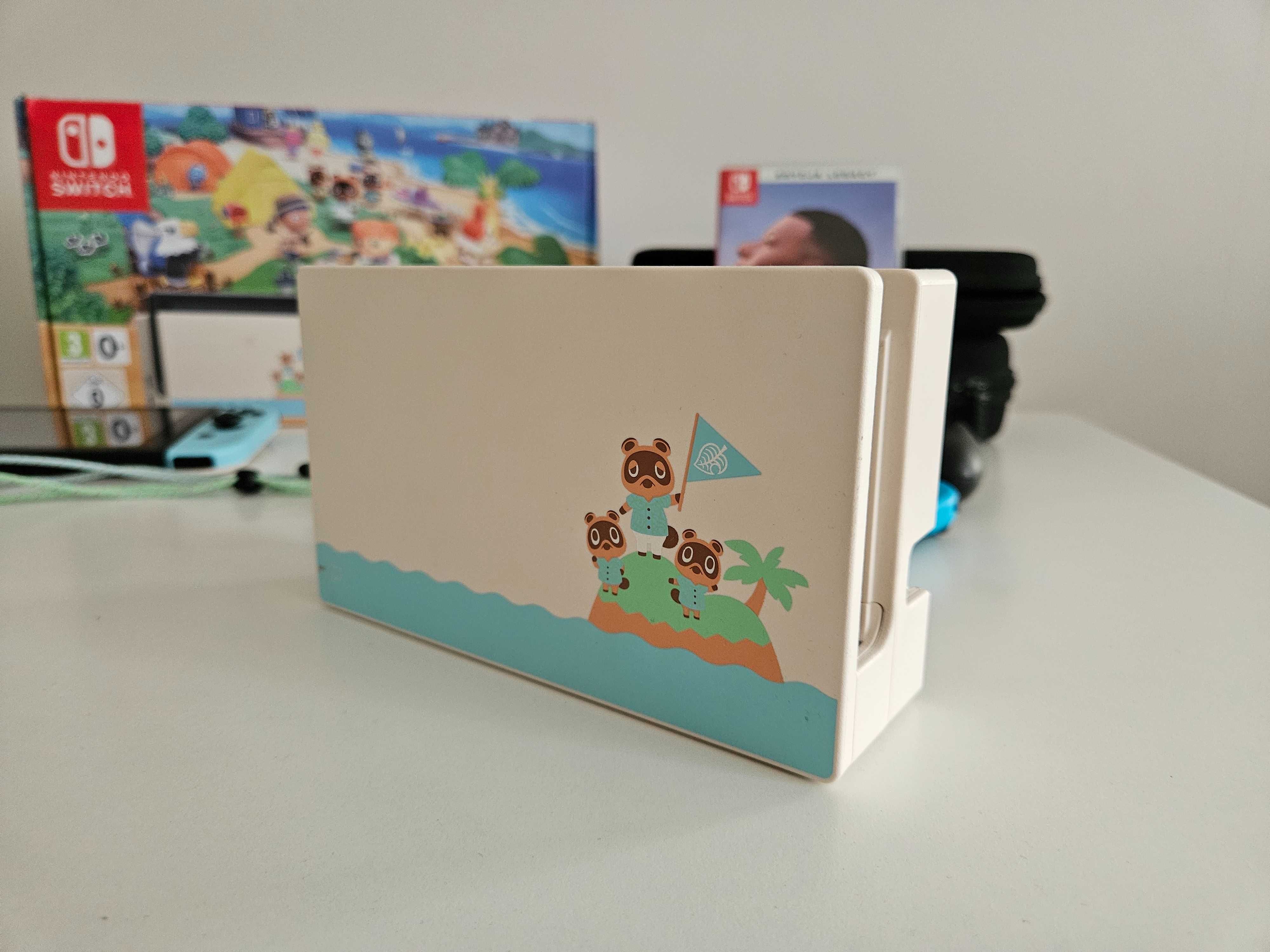 Nintendo Switch Animal Crossing Edition + Fifa 22 i Akcesoria