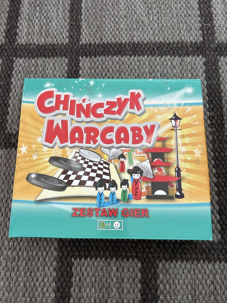Gra planszowa chinczyk i warcaby 2 w 1