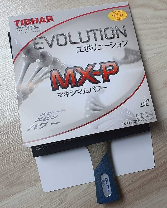 Tibhar Evolution MX-P, czerwona okładzina max.