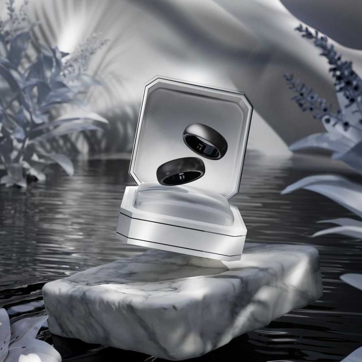 Криптокошелек Tangem Ring Wallet набор из 1 кольца и 2 черных карт