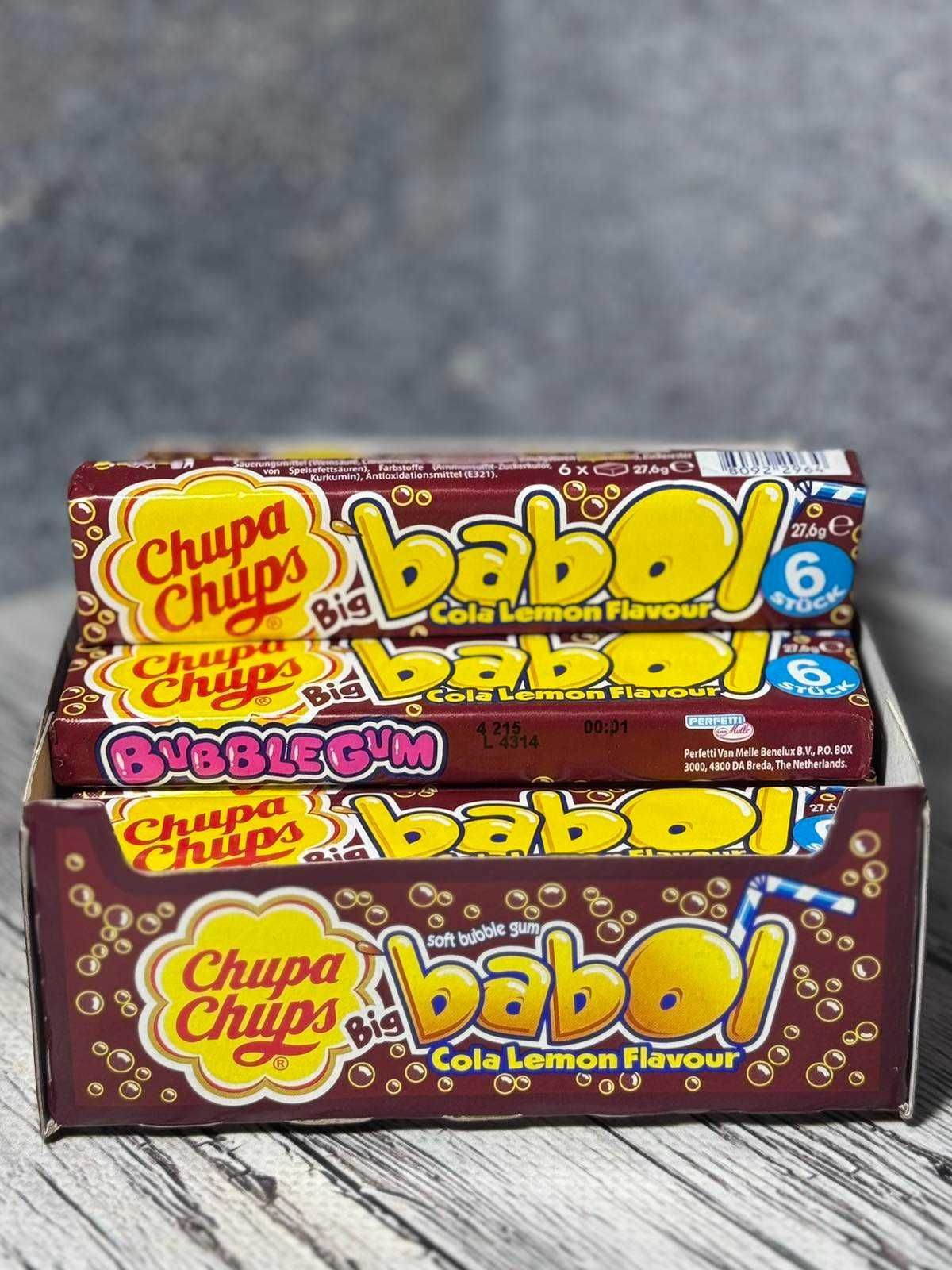 Жуйка Chupa Chups Babol кола,жуйка,ягоди