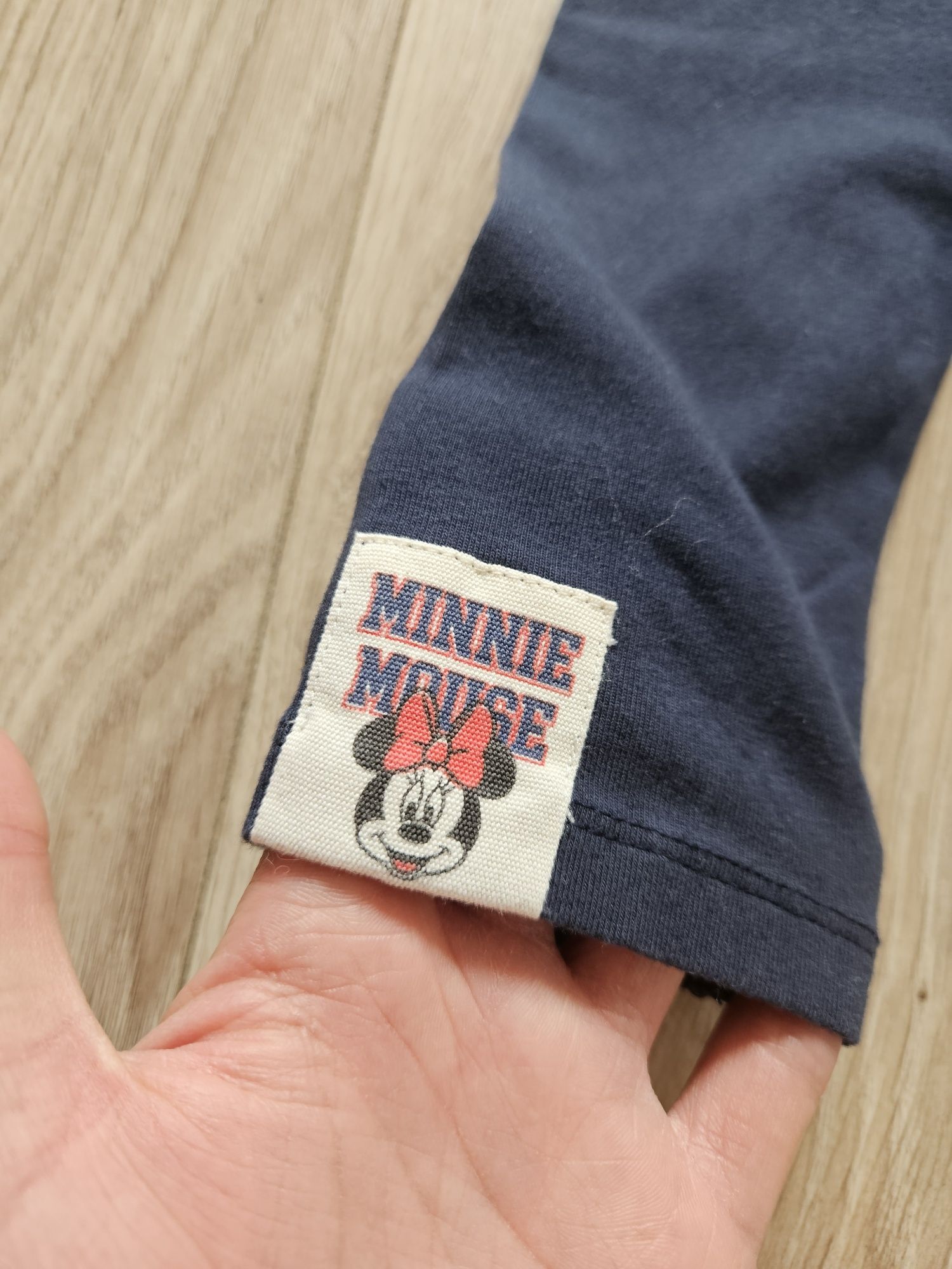 Nowy komplet Zara myszka Minnie Disney legginsy bluza z kapturem