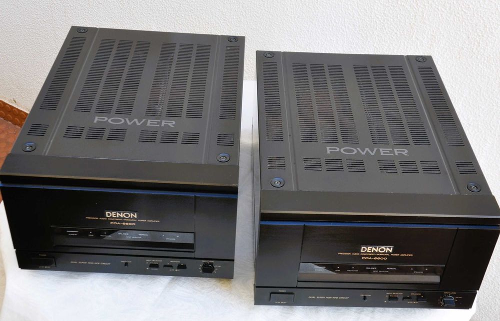 Power Amplifiers Denon POA-6600 + Preamplifier Denon PRA-1100