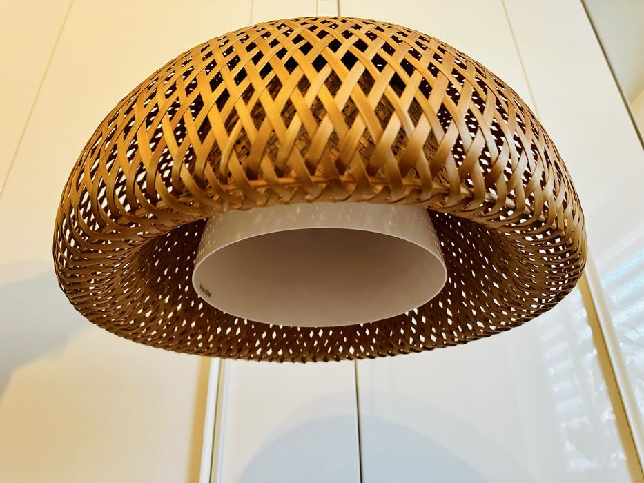 Lampa rattanowa Ikea