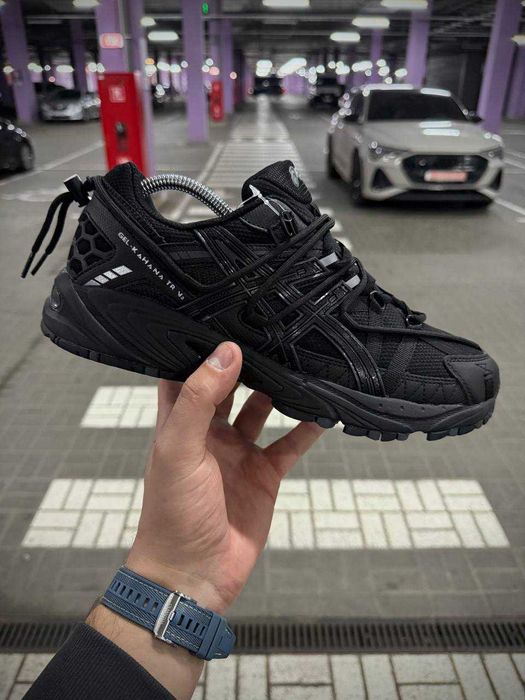 Термо кросівки чоловічі Asics Gel Kahana TR V2 Waterproof (чорні)