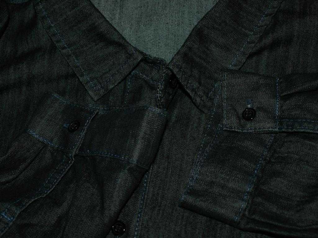 Shein dżinsowa koszulowa TUNIKA denim jeans 50