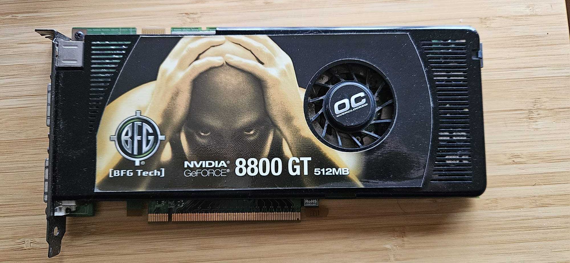 Placa Gráfica BFG nVidia 8800GT 512MB OC