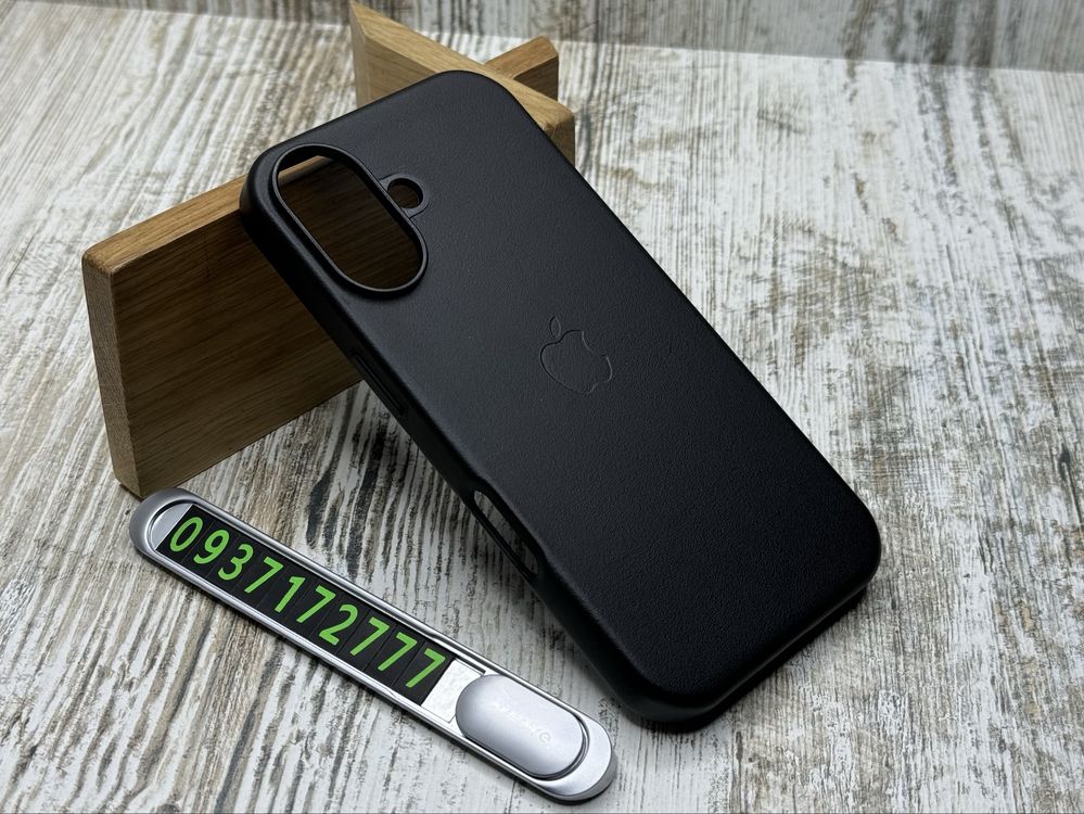 Чехол кожа Leather Case на iPhone 16 Pro Max/ 16 Pro/ 16