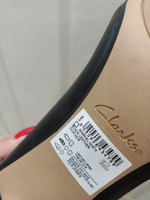 Туфли женские натуральная кожа р.41 Clarks