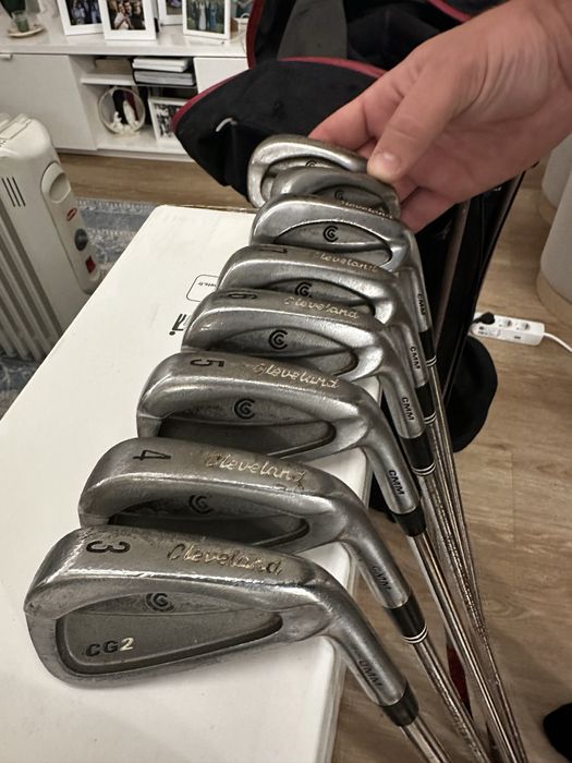 Ferros de golfe Cleveland 3-P (+ 60° Mizuno + saco)