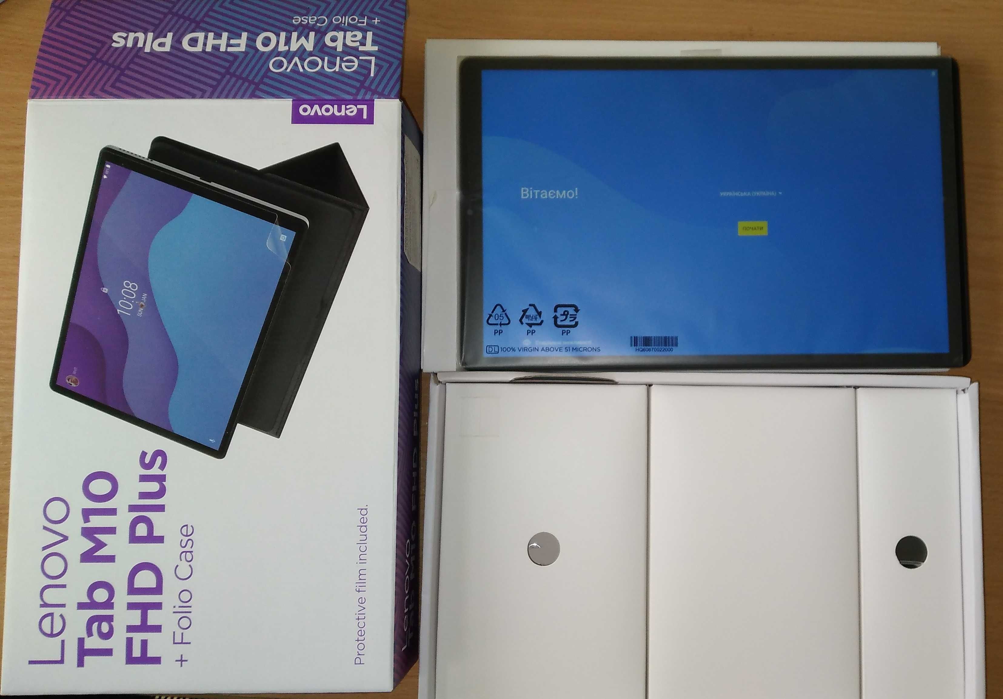 Планшет Lenovo Tab M10 FHD Plus (2nd Gen) Wi-Fi 64 GB Platinum Grey