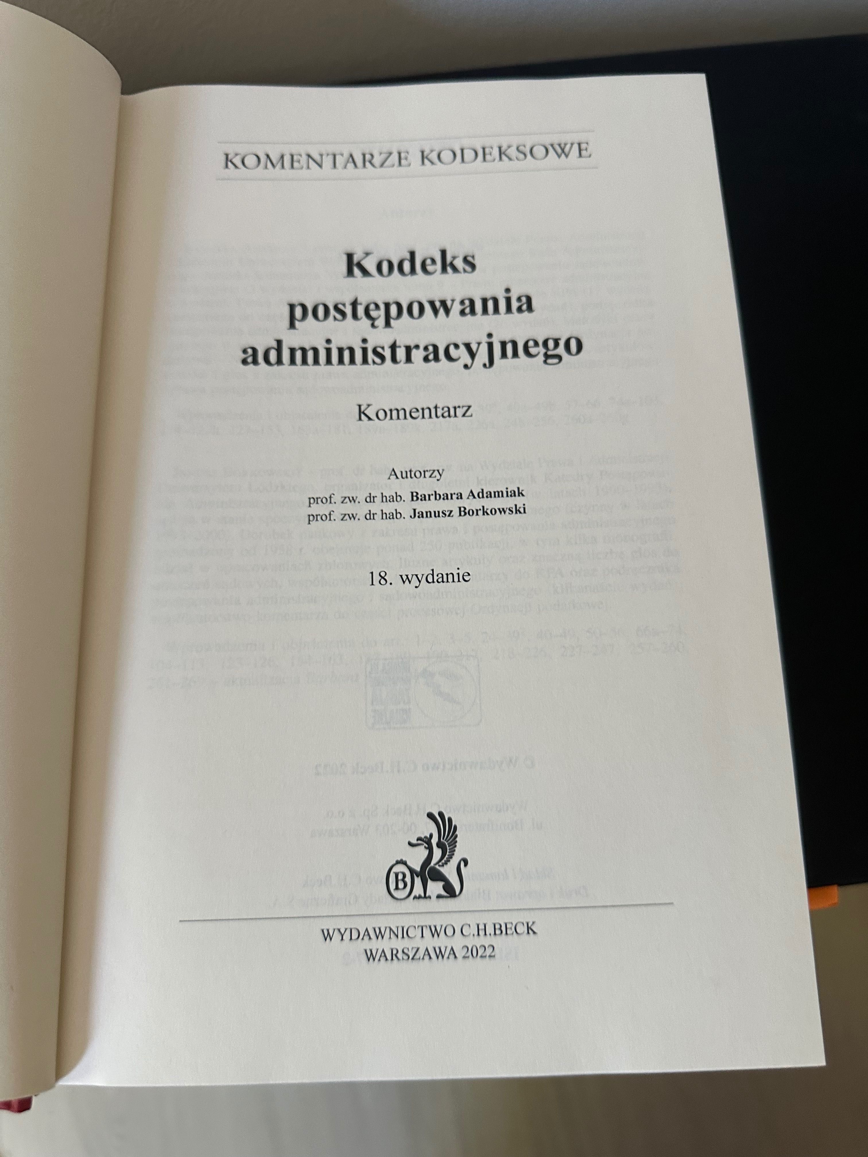 Komentarz KPA kodeks postępowania administracyjnego