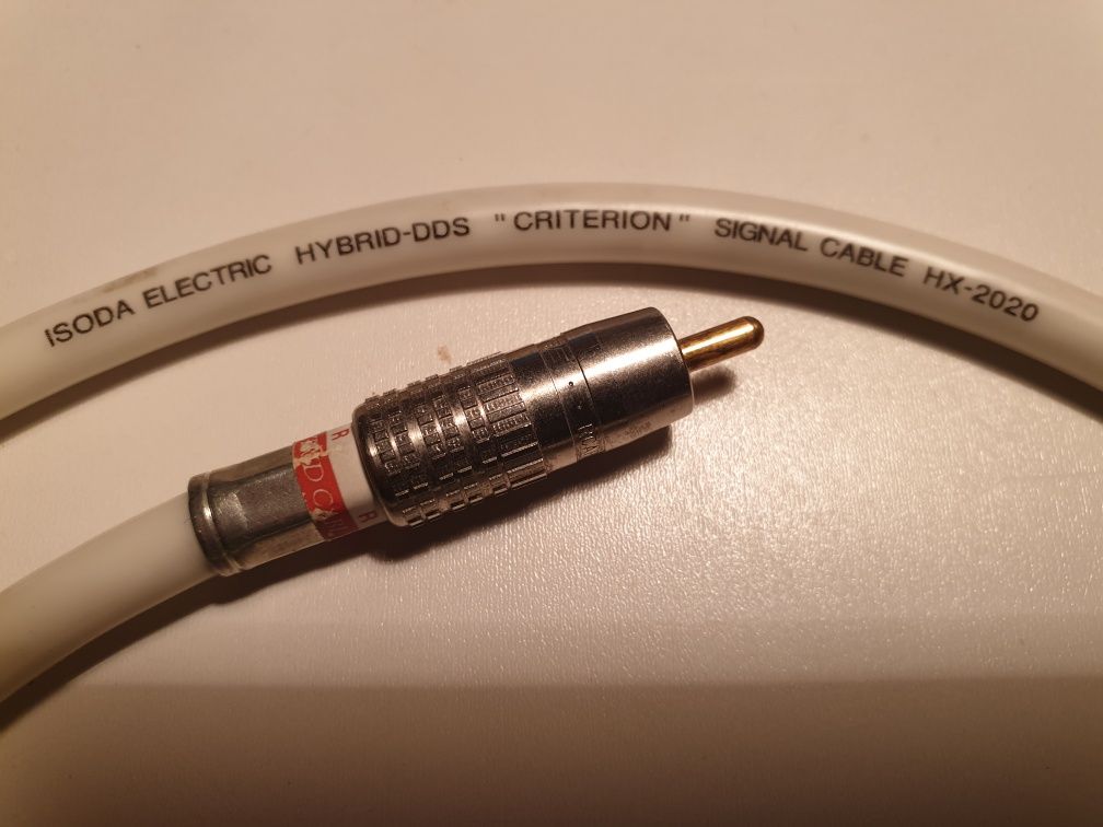 Kabel cyfrowy sygnałowy ISODA HX-2020 RCA Made in Japan