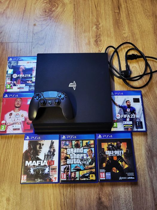 Konsola ps4 pro 1Tb PlayStation 4 pro 6gier