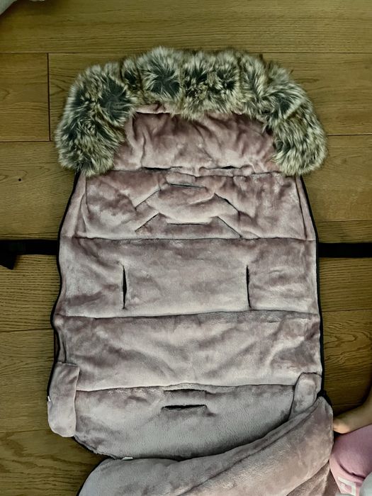 Tini Mini regulowany śpiworek do wózka - torba mufka leśny wzór