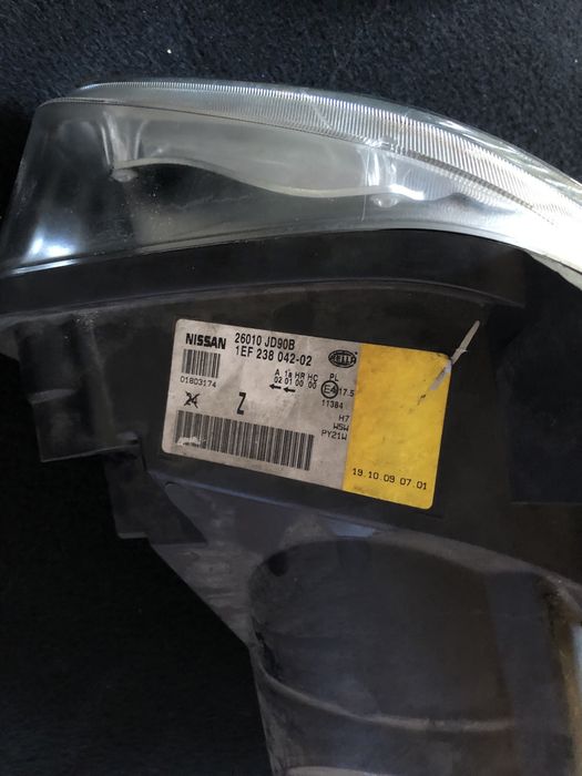 Фара Nissan Qashqai J10