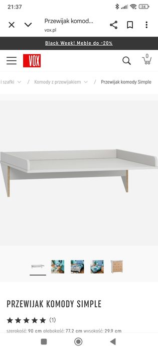 Przewijak na komodę