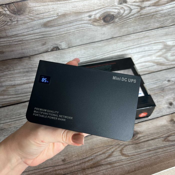 Міні упс безперебійник для інтернету 12000 mAh з екраном 22,5W