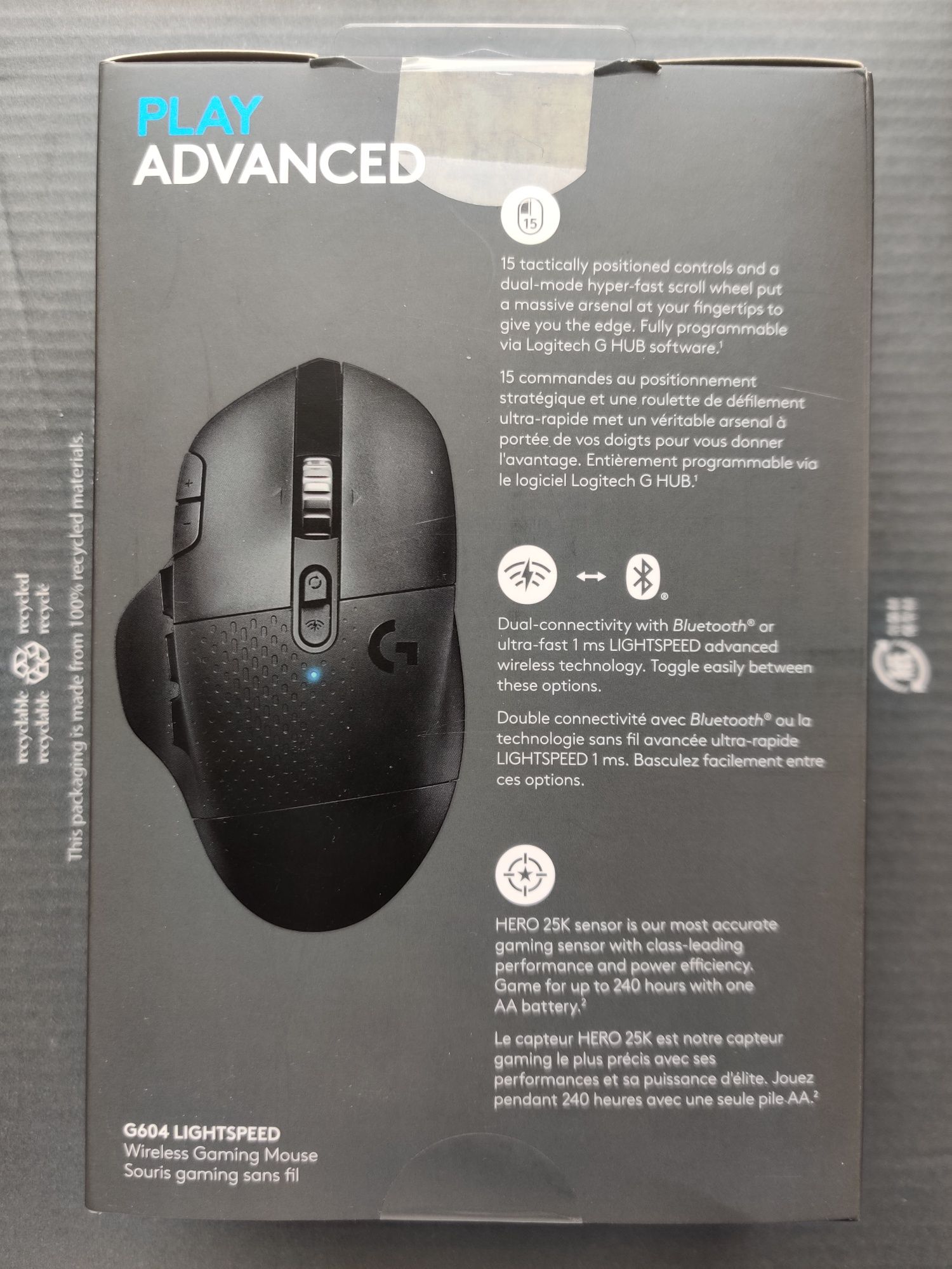 Logitech g604 , gaming mouse