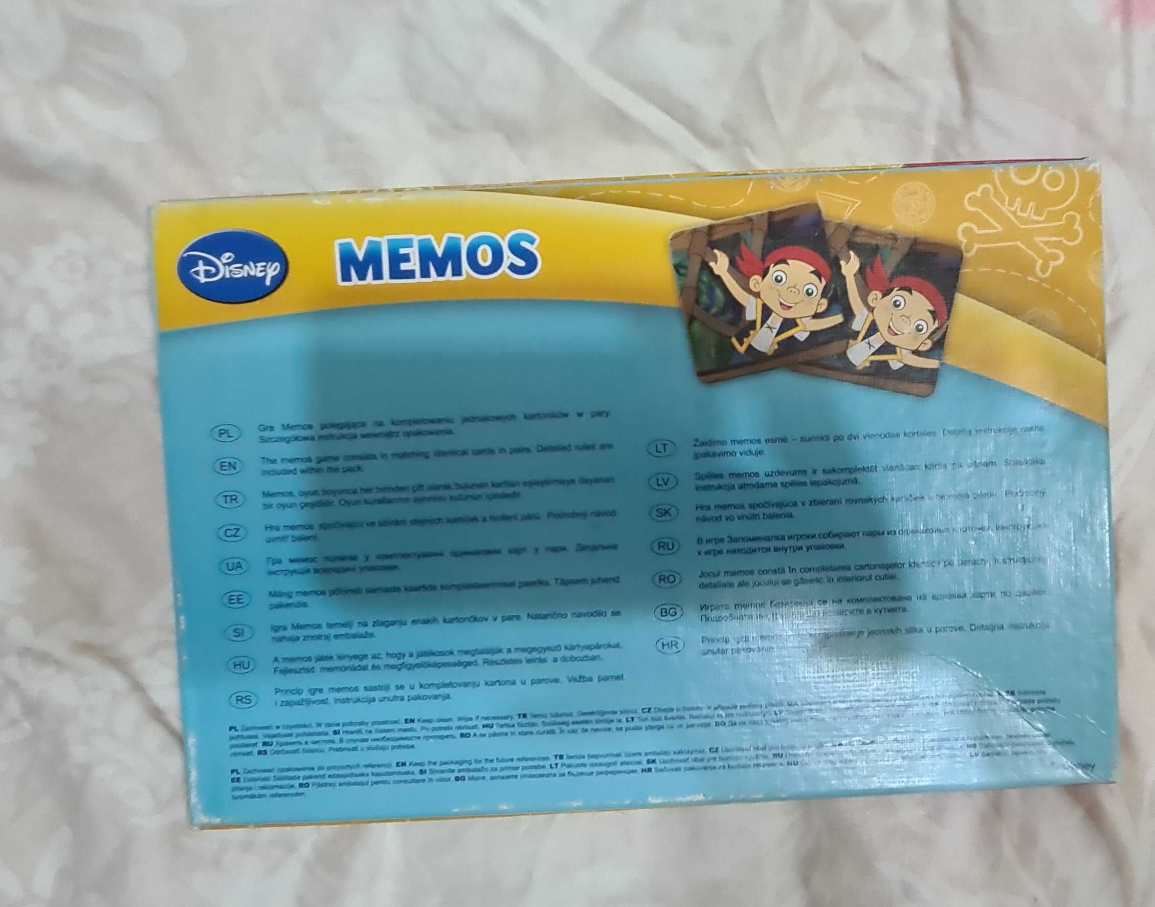 Gra Jake i piraci z Nibylandii. Memos / TREFL / Jak nowa / MEMO
